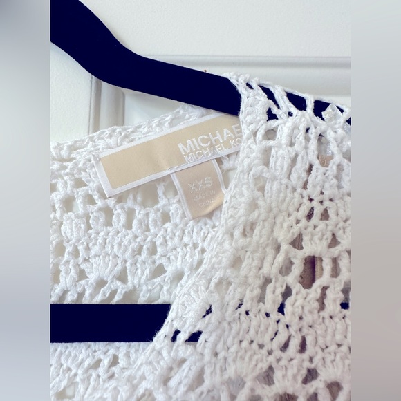 Michael Kors hand crocheted cotton white dress - Picture 3 of 4